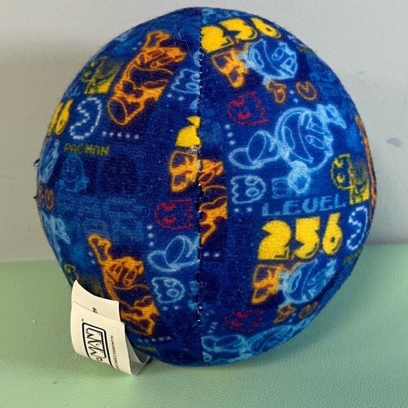 Pac-Man Plush 4.5” Stuffed Blue Arcade Design Toy, Kids Plush, Arcade Character - Picture 3 of 8